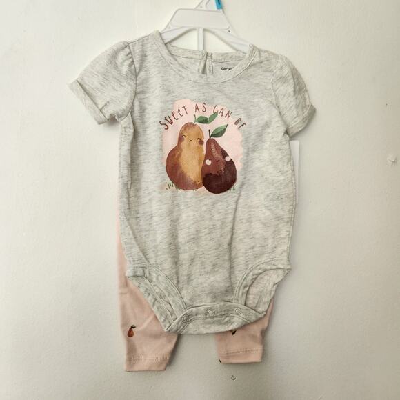 Carters Baby Girl Set 0-9m NWT - Picture 8 of 12